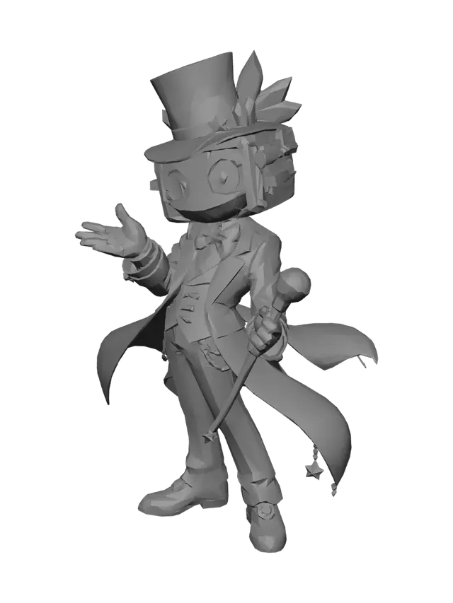 3D model for The Televised Illusionist