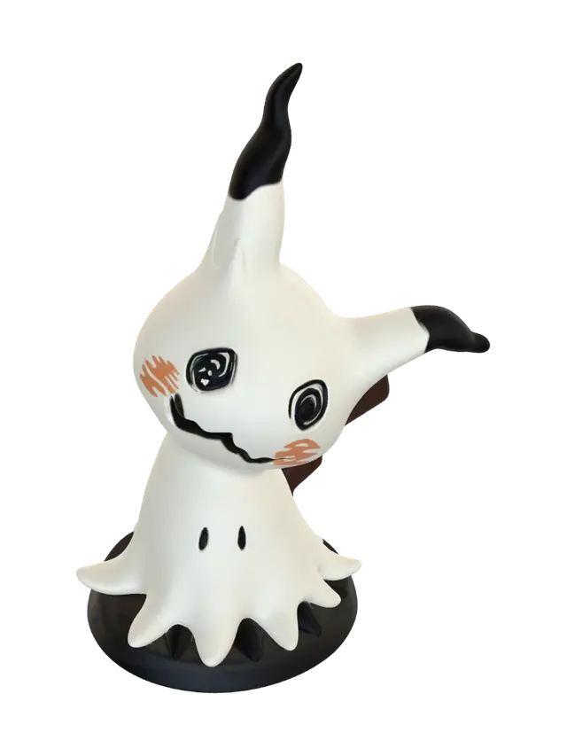 Blushing Boo - Pikachu 3D model, vytvořený pomocí AI