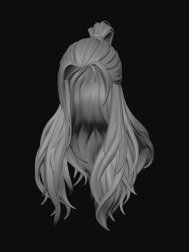 3D model for Crimson Cascade