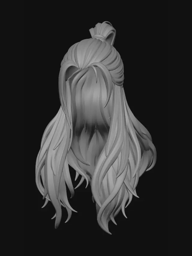 3D model for Crimson Cascade