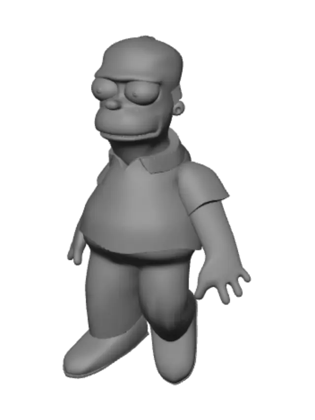 3D model for Homer Simpson 3D Model