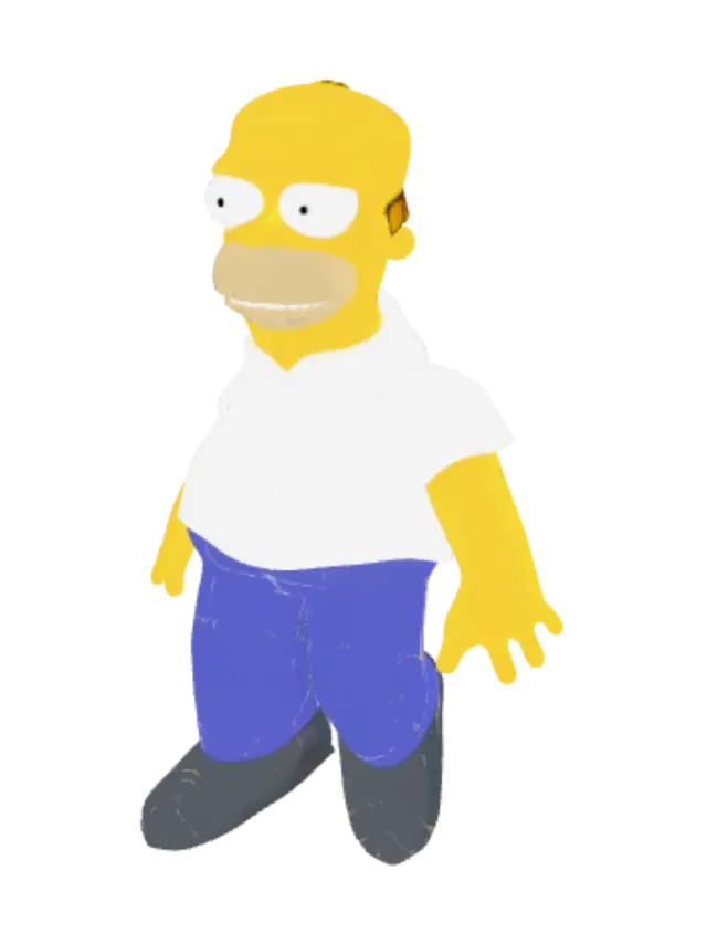 3D model for Homer Simpson 3D Model