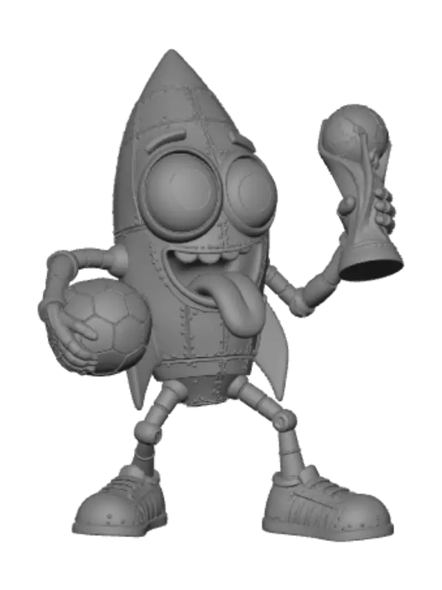 3D model for Rocket Robot Champion