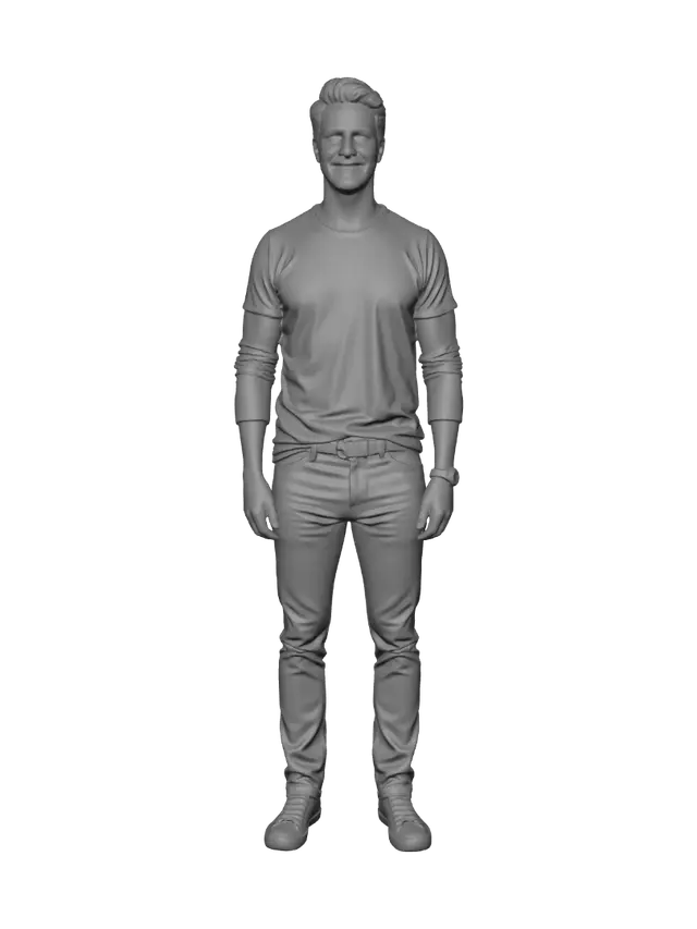 3D model for Casual Everyday Look