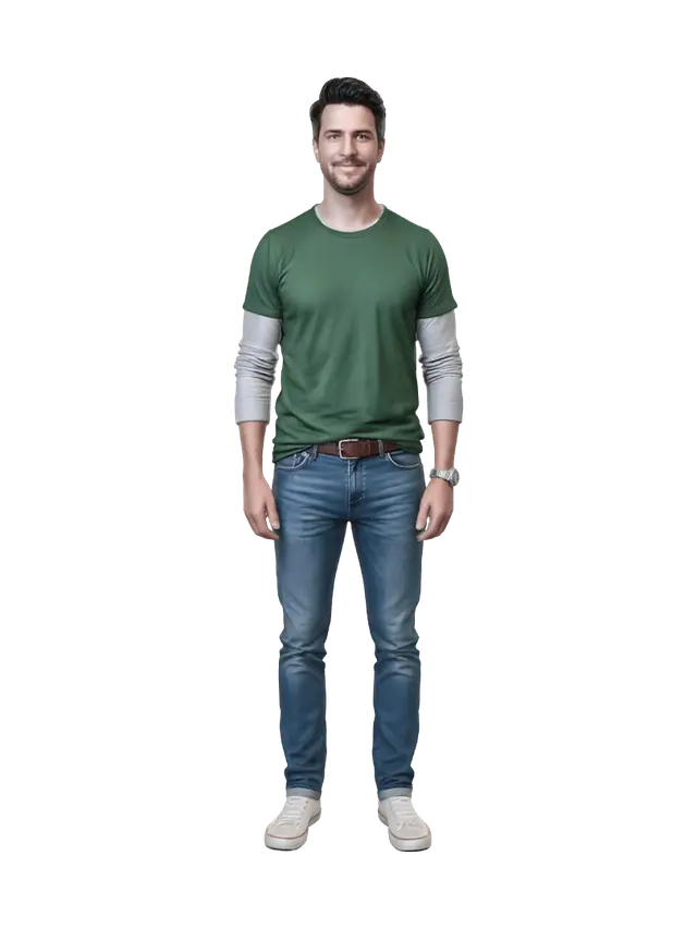 3D model for Casual Everyday Look
