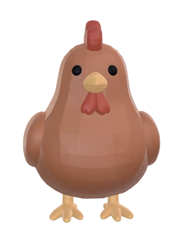 3D model for Cheerful Chicken