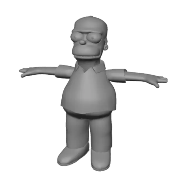3D model for Homer Simpson 3D Model