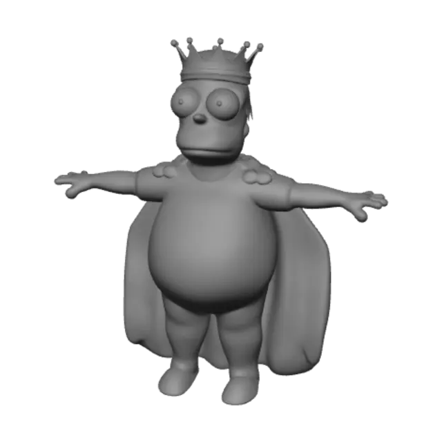 3D model for King Homer