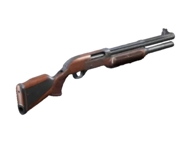 Modello 3D "A highly detailed 3D mesh model of a realistic shotgun for a video game. The design… - Cop, generato dall’IA