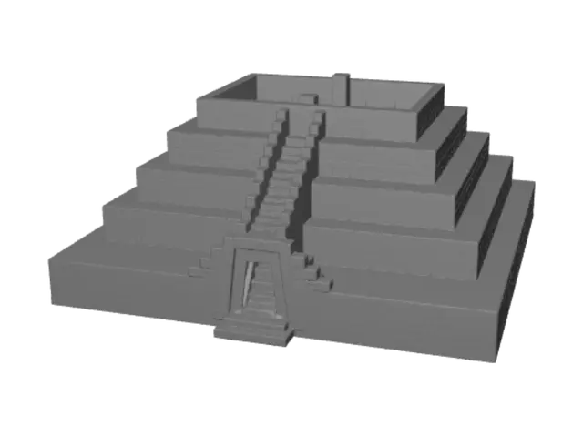 3D model for Stepped Stone Pyramid