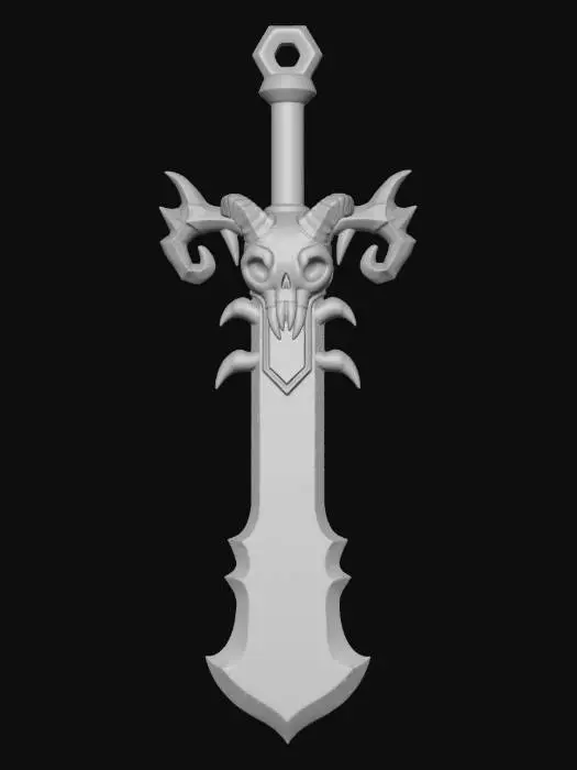 3D model for Verdant Skullblade