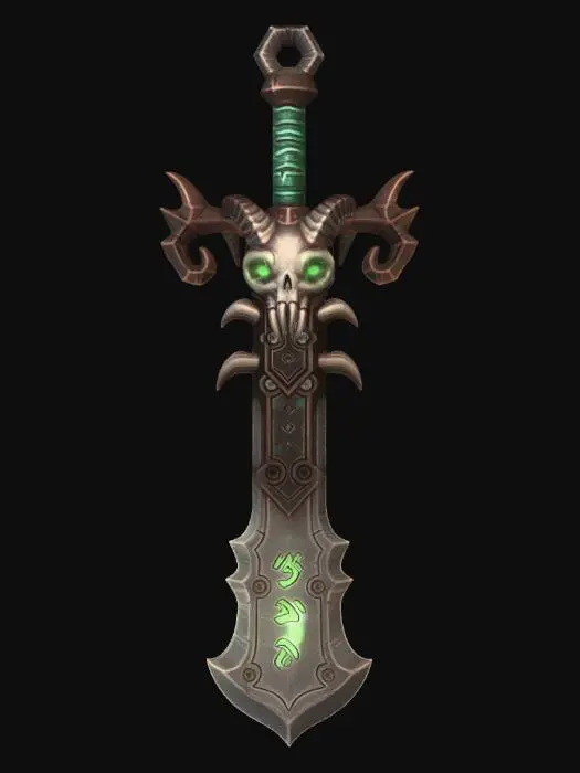 3D model for Verdant Skullblade