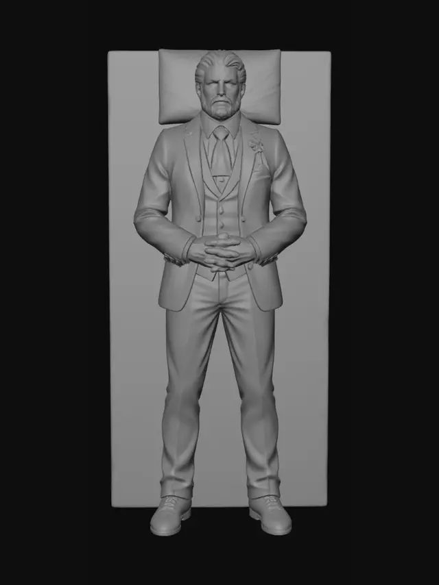 3D model for The Resting Gentleman
