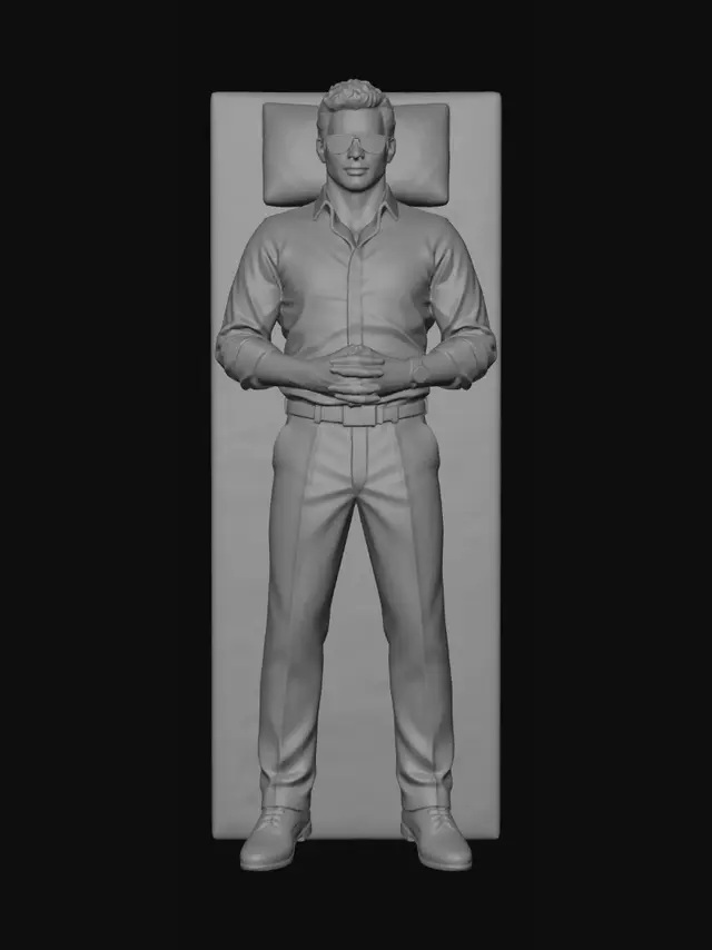 3D model for Sepia Gentleman at Ease