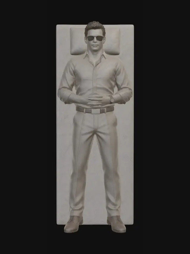 3D model for Sepia Gentleman at Ease