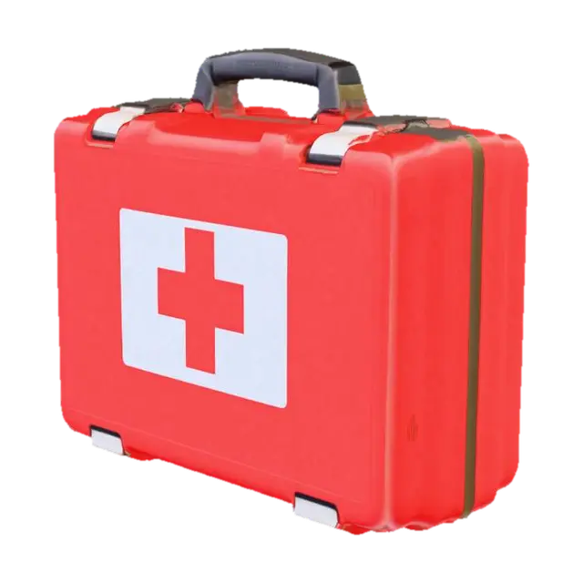 First Aid Kit - Care 3D model, vytvořený pomocí AI