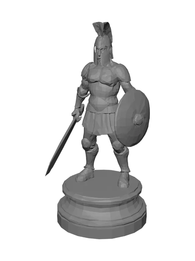 3D model for Bronze Hoplite
