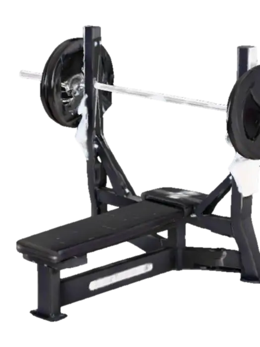 Bench Press Setup - Weightlifting 3D model, vytvořený pomocí AI