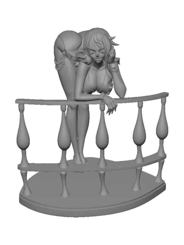 3D model for Leaning Over the Balcony