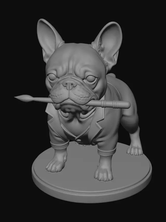 3D model for The Artful Bulldog