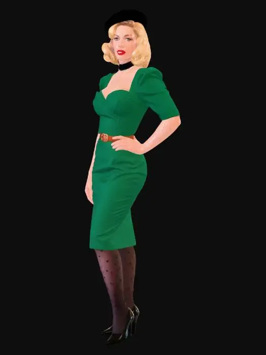 3D model for Emerald Pin-Up