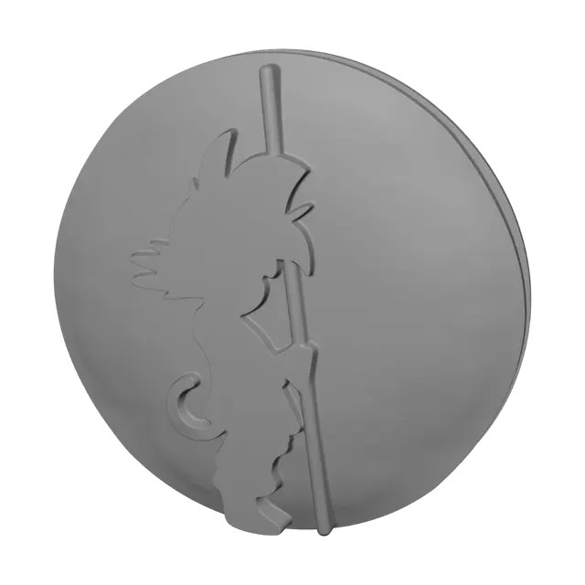 3D model for Goku with Power Pole