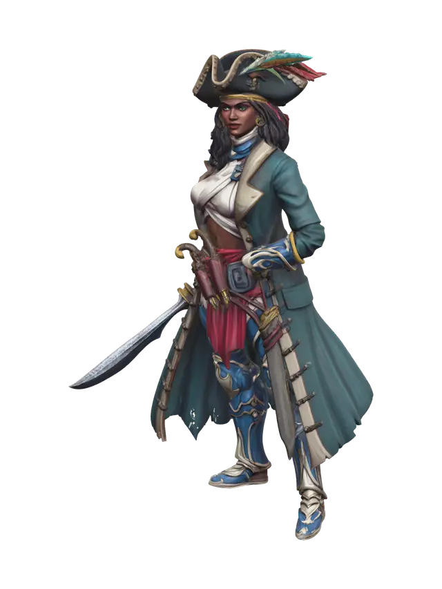 3D model for Realistic Piratequeen
