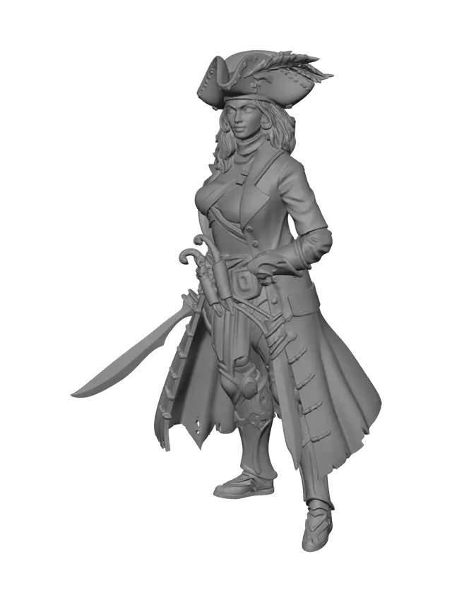 3D model for Realistic Piratequeen