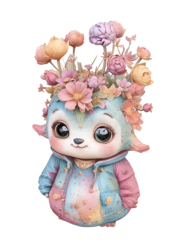 3D model for Floral Crowned Wonder