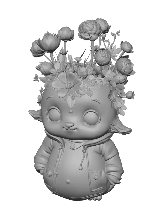 3D model for Floral Crowned Wonder
