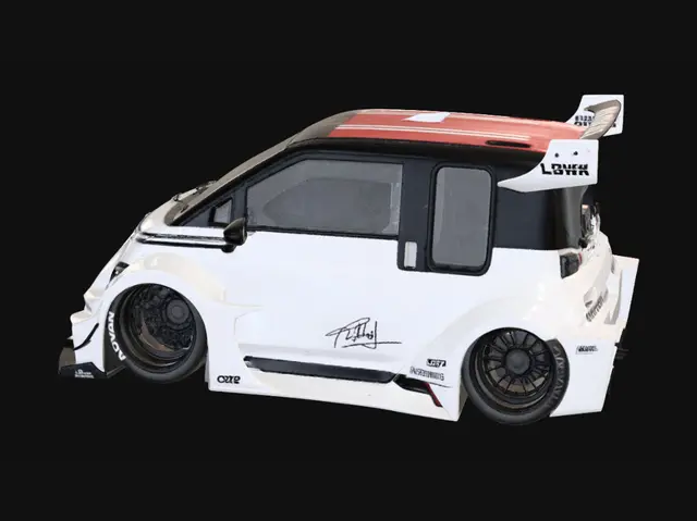 3D model for Futuristic White Performance Pickup Concept