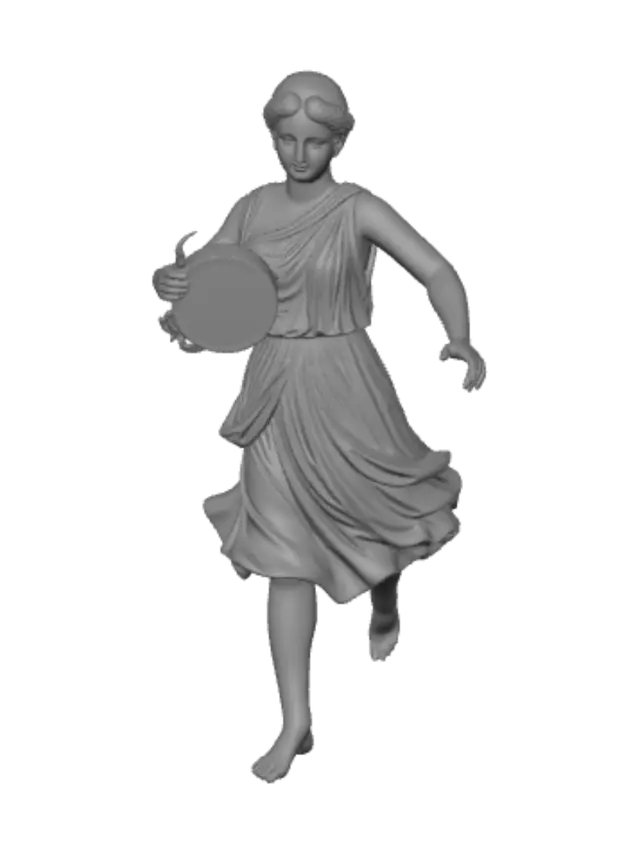 3D model for Moonlit Dancer with Tambourine