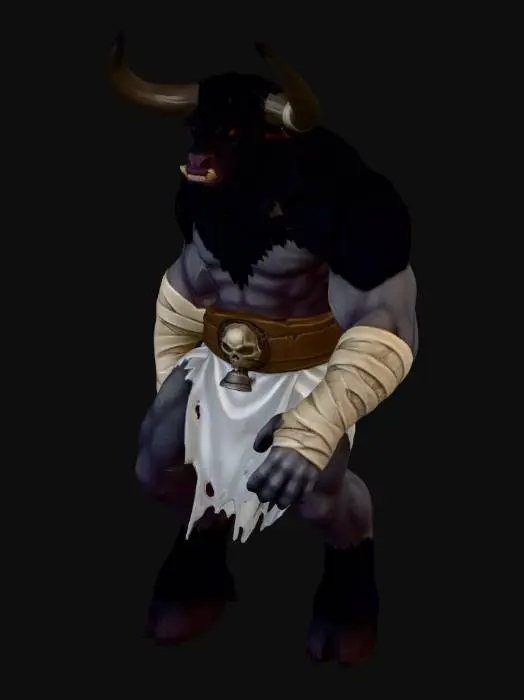 3D model for Darkhorn Minotaur