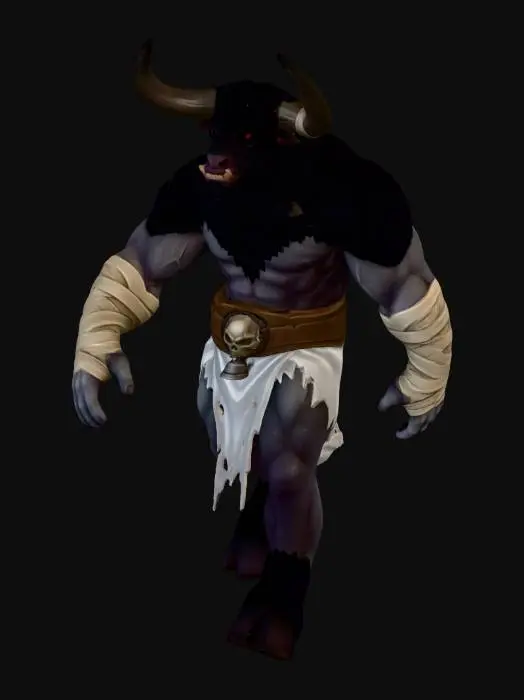 3D model for Darkhorn Minotaur