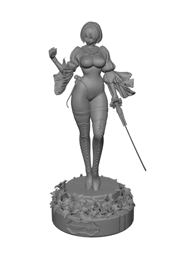 3D model for Moonlit Assassin of Lilies