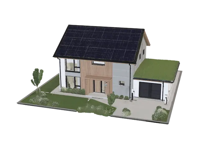 3D model for Solar Modern Home
