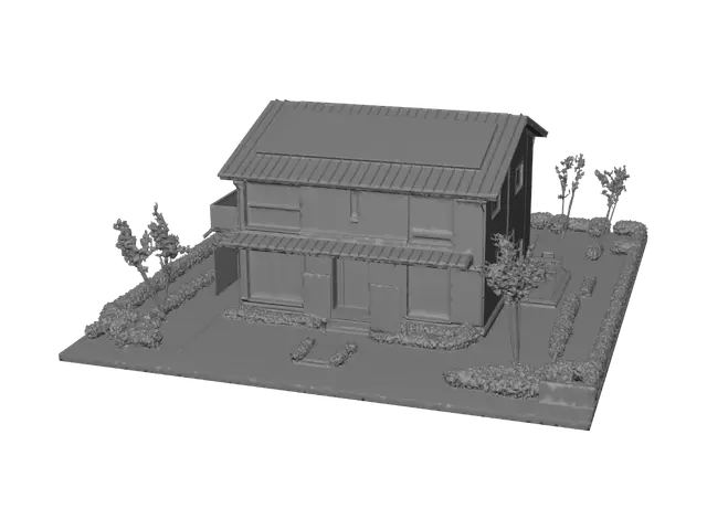 3D model for Solar-Powered Suburban Community