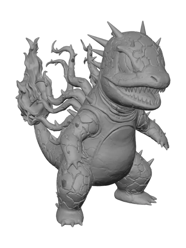 3D model for Stone-Kaiju