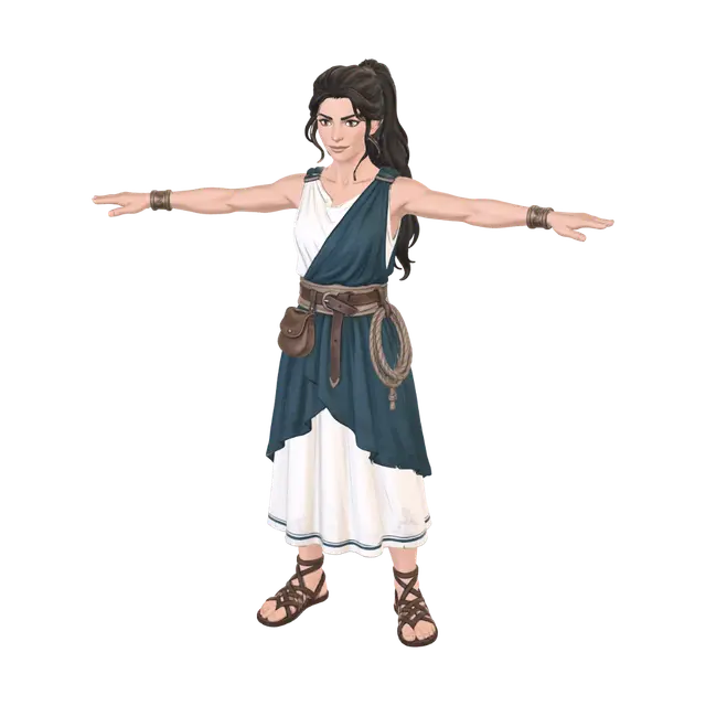 aegean-sailor-companion-3d 3D model, vytvořený pomocí AI
