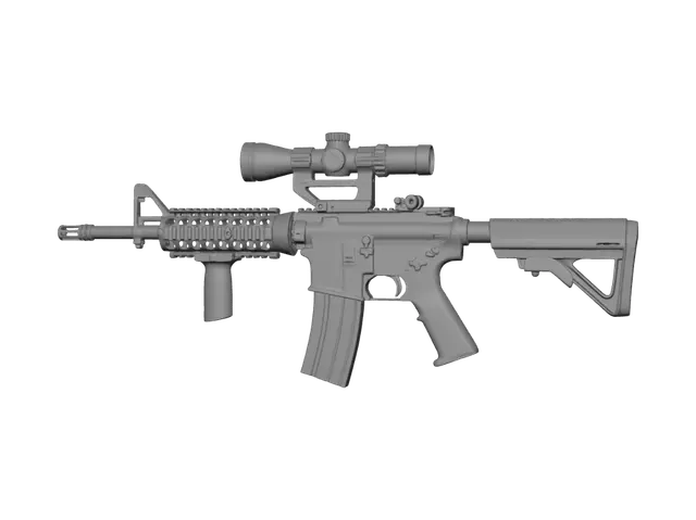 3D model for AR-15 on the Workbench