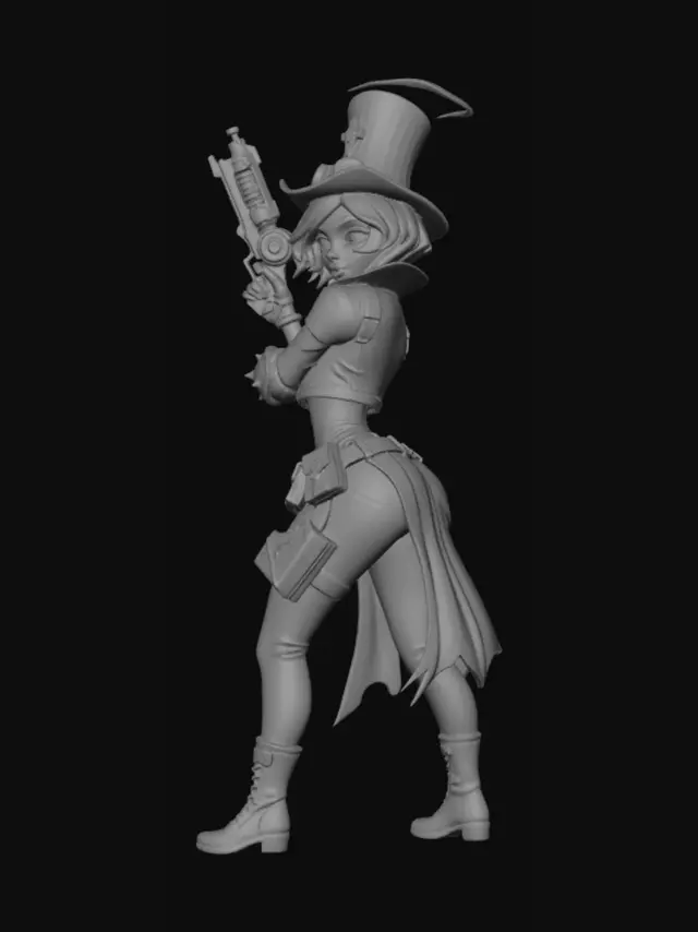 3D model for Crimson Gunslinger