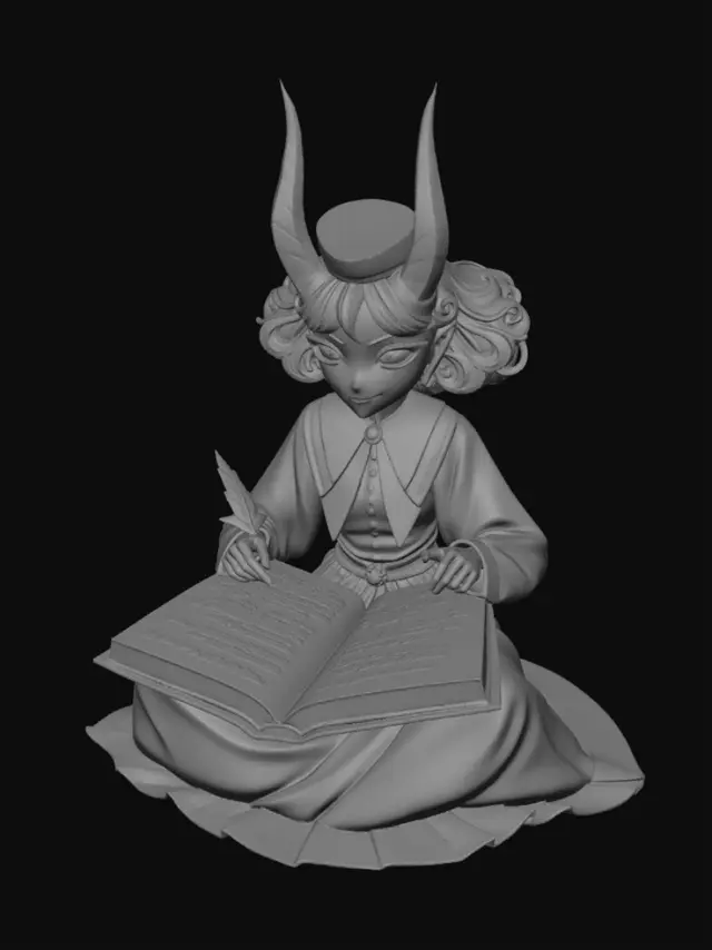 3D model for Violet Quill