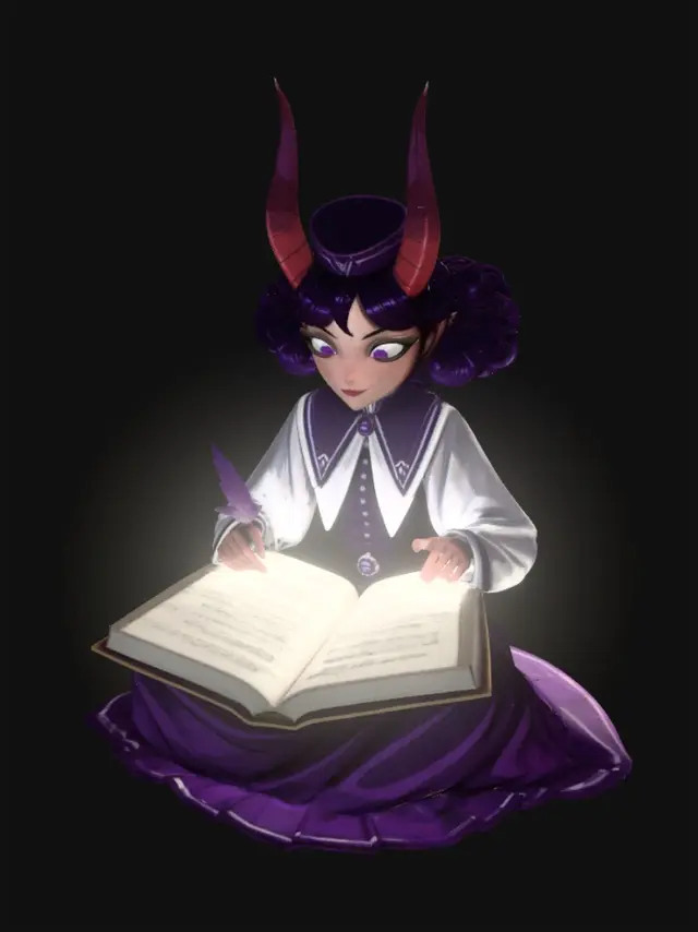 3D model for Violet Quill