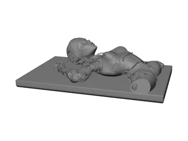 3D model for Sleeping Android
