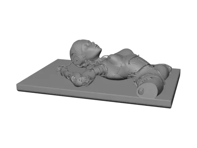 3D model for Sleeping Android