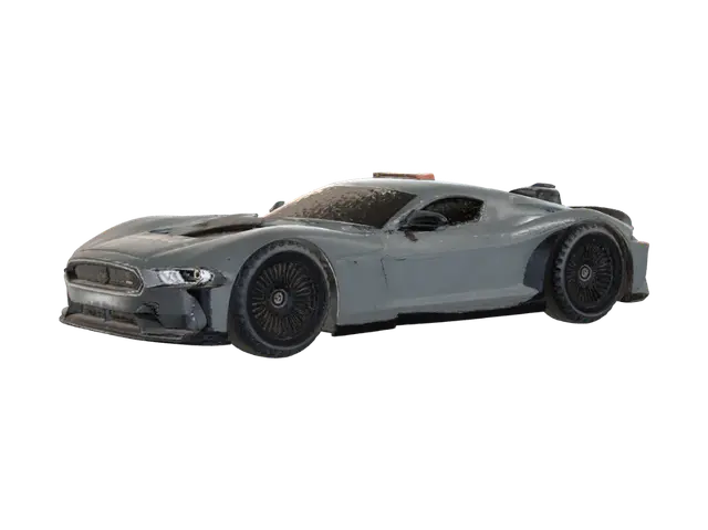 Midnight Velocity 3D model, vytvořený pomocí AI