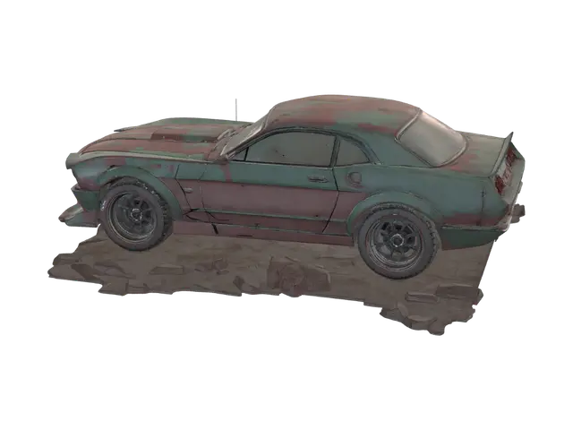 3D model for Rusty Mustang in the Desert