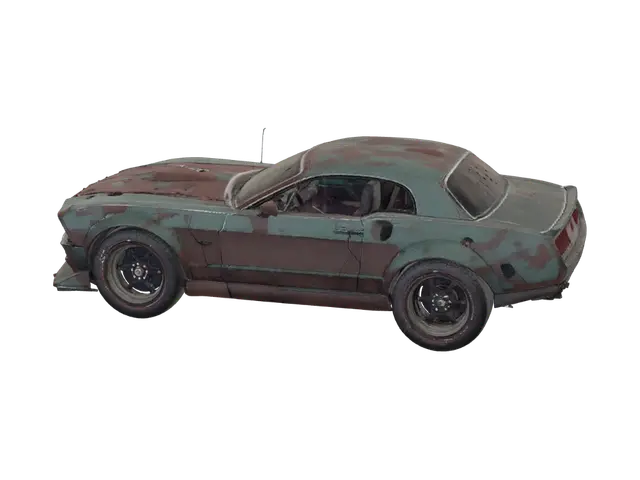 3D model for Rusty Mustang in the Desert