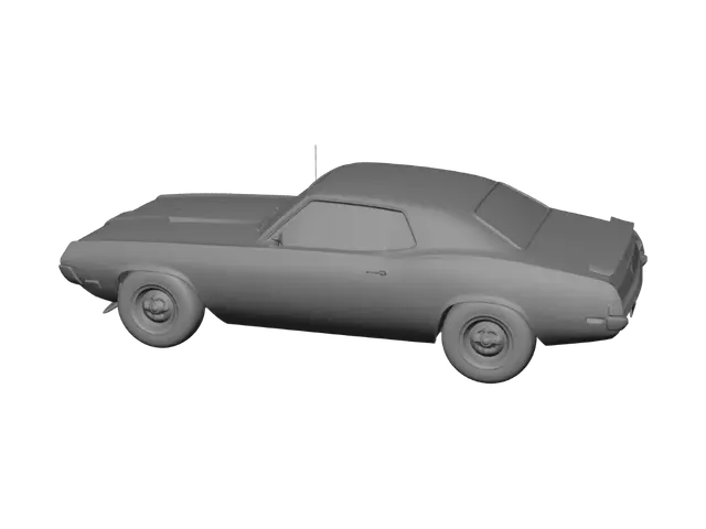 3D model for Midnight Racer on an Empty Runway