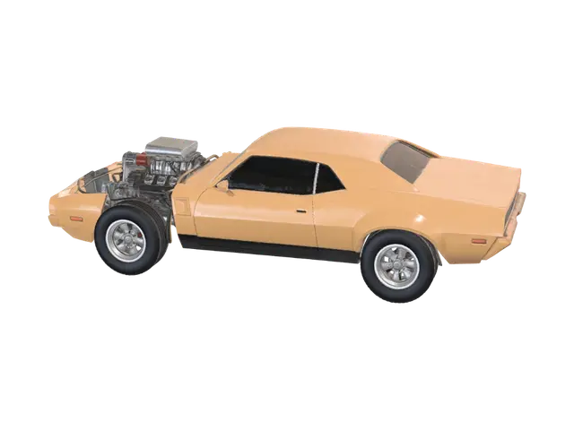 Forgefire Camaro - Hotrod 3D model, vytvořený pomocí AI
